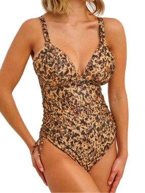 Freya 34DD Arizona Wave Dune Non Wired Swimsuit / Animal Print
